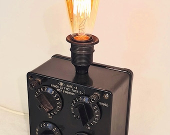 Vintage Steampunk Lamp with Adjustable Brightness
