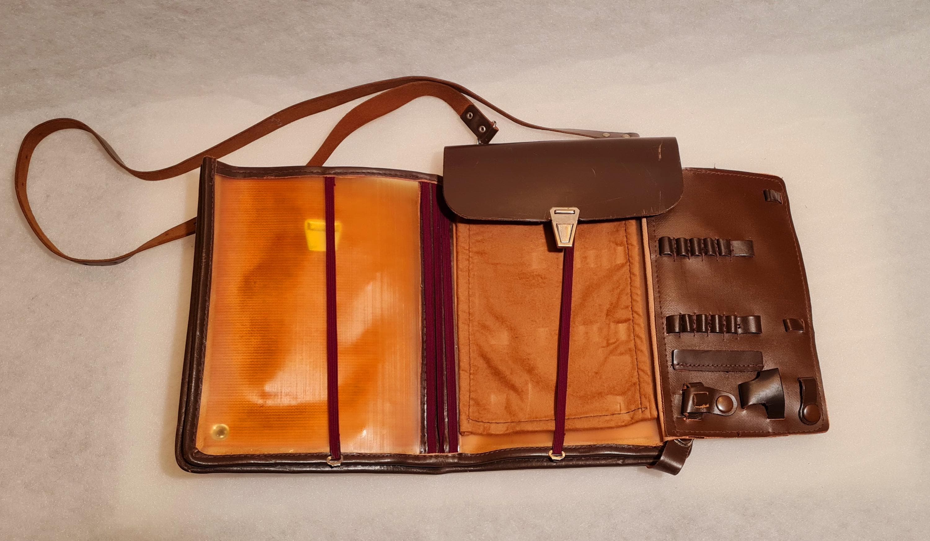 Soviet Officer Field Map Case, Leather Military Bag, USSR Vintage - Etsy