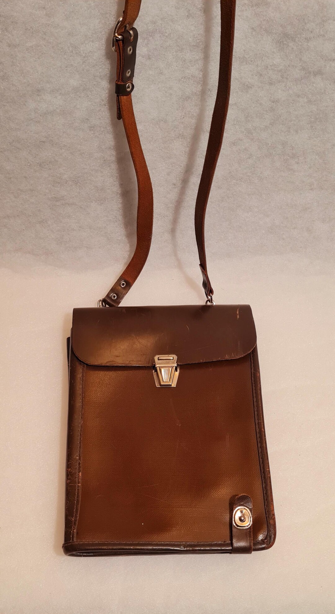 Soviet Officer Field Map Case, Leather Military Bag, USSR Vintage - Etsy