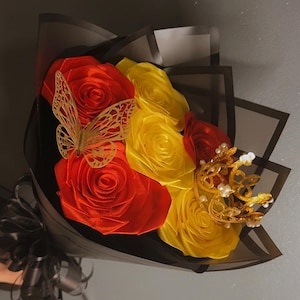 Ribbon Rose Bouquet