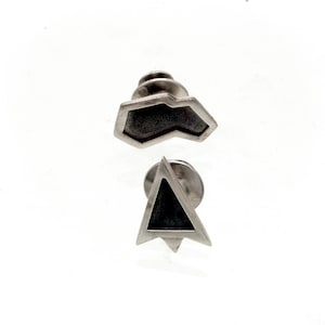 Asteroids Sterling Silver Pin Set