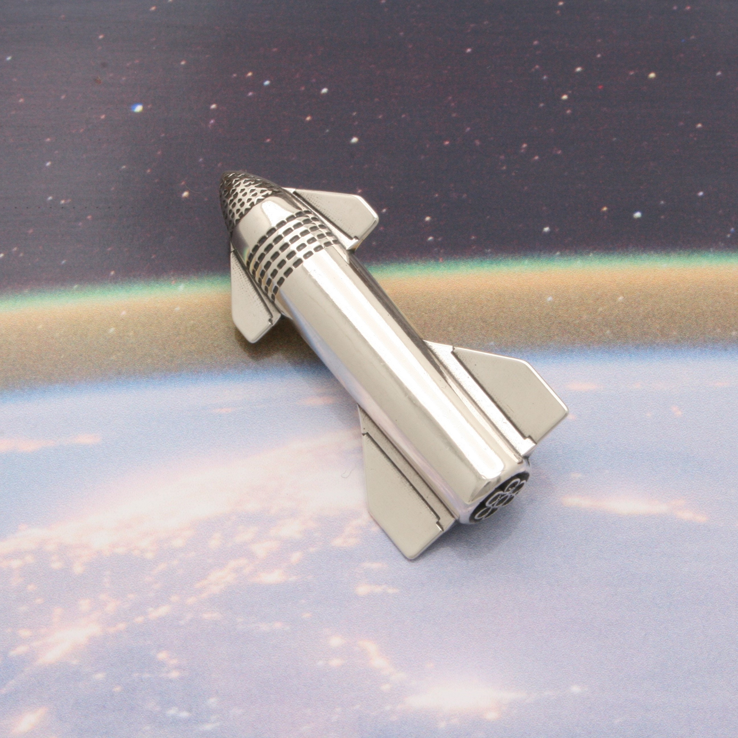 New Sterling Silver Starship Pendant