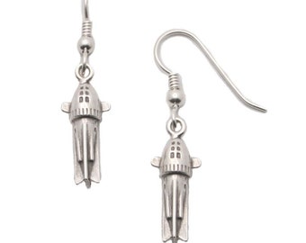 Star Blazer Sterling Silver Earrings