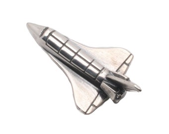 Space Shuttle Pin Sterling Silver