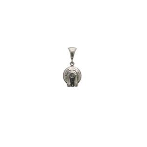 Flying Saucer Sterling Silver Pendant