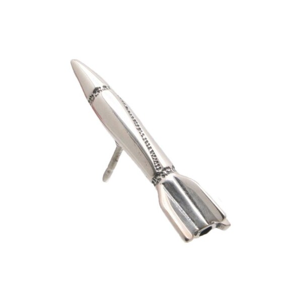 V-2 Test Rocket- Lapel Pin, Sci-Fi Jewelry, Rocket Ship, Retro Rockets