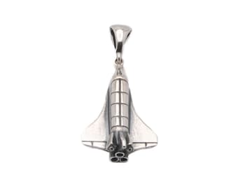 Space Shuttle Pendant Sterling Silver