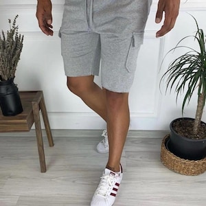 Cargo Shorts with Pockets – Streetwear Style, Handmade Cotton