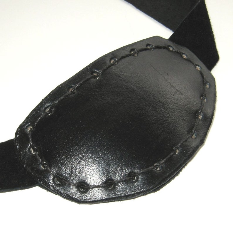 Leather Eyepatch Steampunk Small Eyepatch Black Eyepatch Eye Etsy