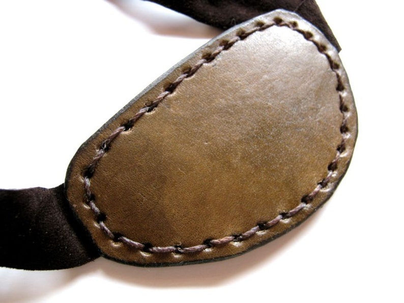 Leather Eyepatch Steampunk Small Eyepatch Brown Eyepatch Eye Patch