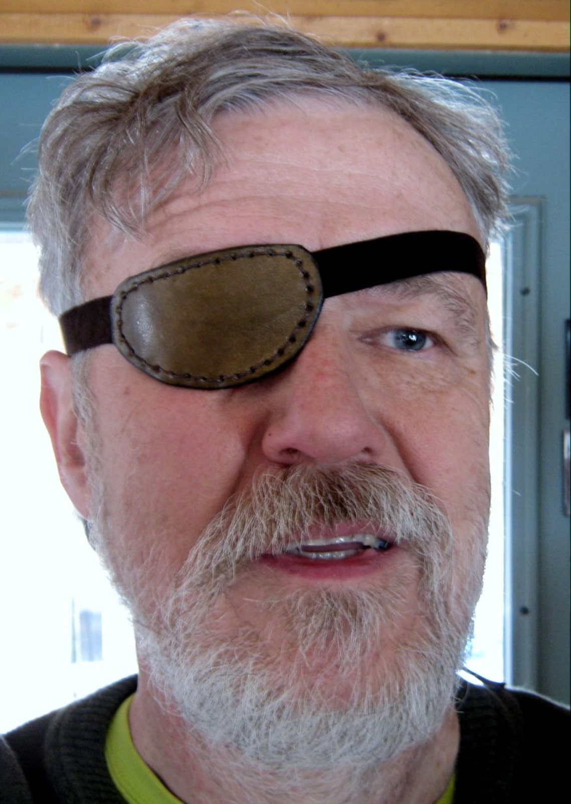 Leather Eyepatch Steampunk Small Eyepatch Brown Eyepatch Eye Etsy