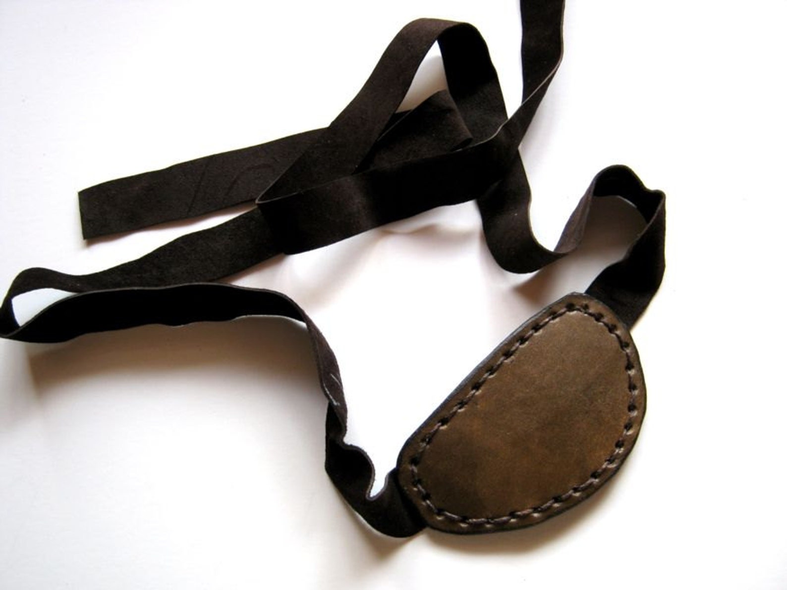 Leather Eyepatch Steampunk Small Eyepatch Brown Eyepatch Eye Patch