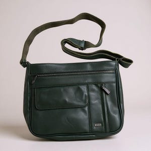 Handmade Sheepskin Leather Crossbody Bag: Minimalist Lambskin Shoulder Bag