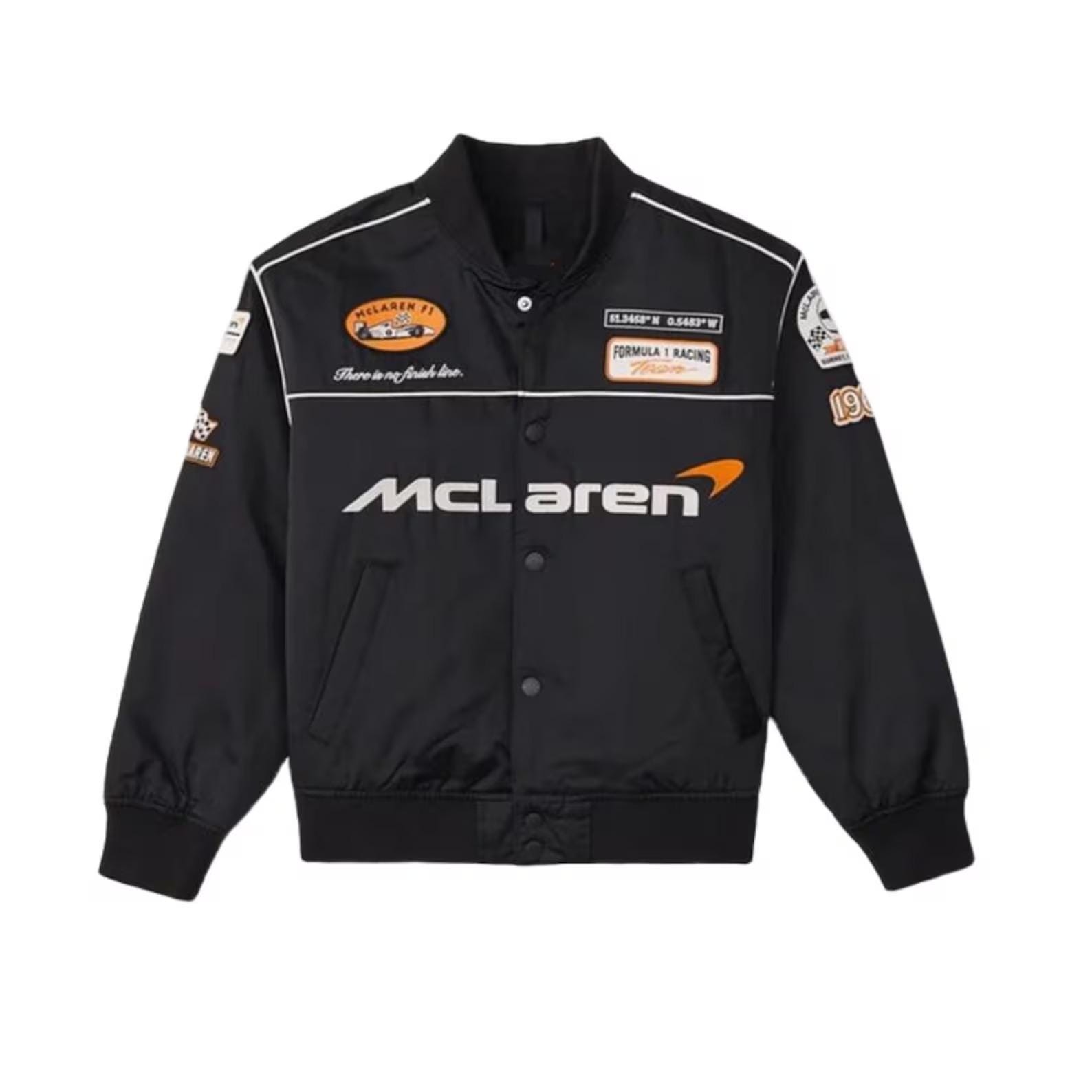 Formula One Racer Jacket Handmade Mclaren Racing F1 Bomber Jacket Vintage 1963 Motorsport ...