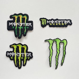 Energy Drink Stickpatch Green Iron On Patch Energy Drink Style Aufnäher Geschenk für Männer Funny Gamer Patch Retro Drink Badge