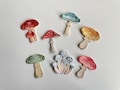 Mushroom Embroidery Patch, Forest Mushroom Iron-on Transfer, Nature, Cottagecore, Fly Agaric, Decoration, Clothing, Bag, Fungi Art, Mycology product logo