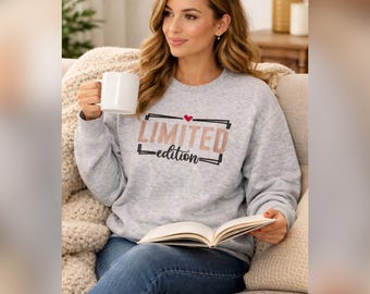 Limited Edition Embroidered Birthday Sweatshirt