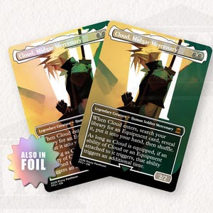 Cloud, Midgar Mercenary | Foil Proxy Card