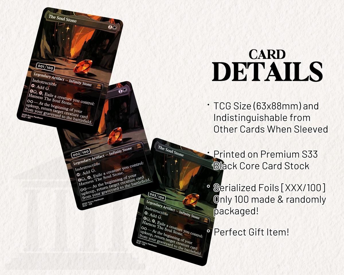 The Soul Stone | Serialized Foil Proxy Card - Etsy