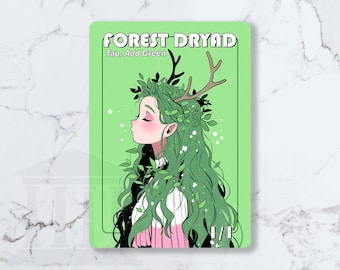 Forest Dryad (1/1) Green Token | Custom Fanart Card