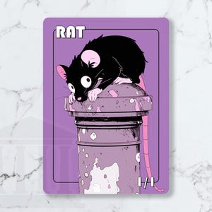 Rat (1/1) Black Token | Custom Fanart Card