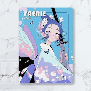 Faerie-munt (blauw, vliegend) | Proxykaart