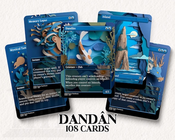 Dandan, Forgetful Fish | Proxy Deck | 108 Playtest Cards - Etsy
