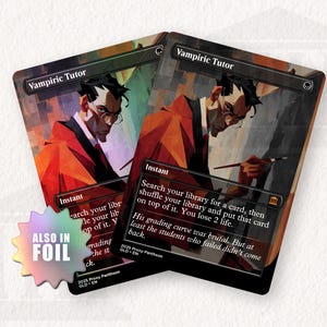 Vampiric Tutor | Foil Proxy Card