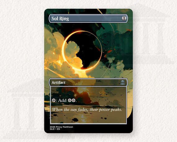 Sol Ring (vampire) | Proxy Card - Etsy