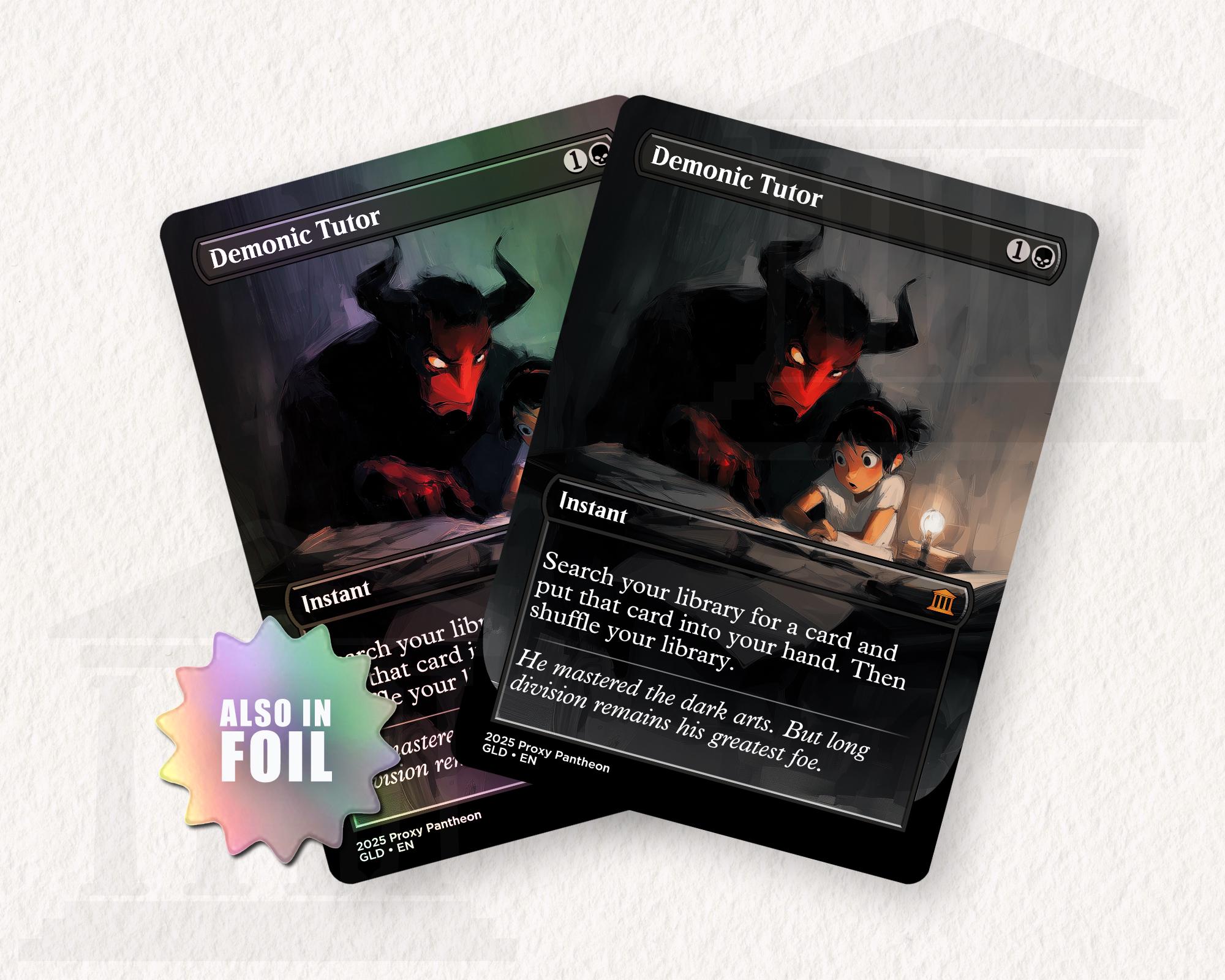 Mtg Playmat Demonic - Etsy