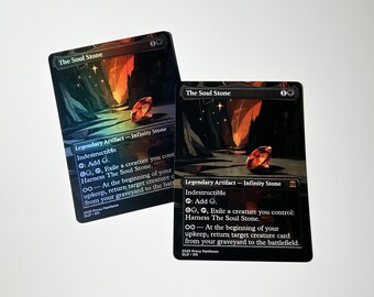 The Soul Stone | Foil Proxy Card - Etsy