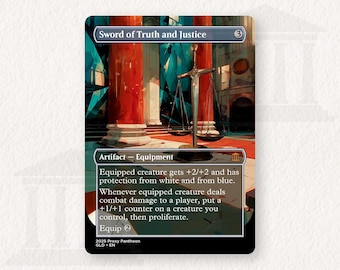 Sword of Truth and Justice | Proxy Card - Etsy