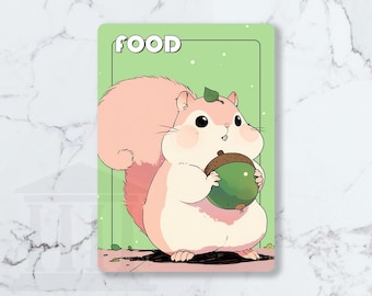 Food Token (Squirrel) | Custom Fanart Card