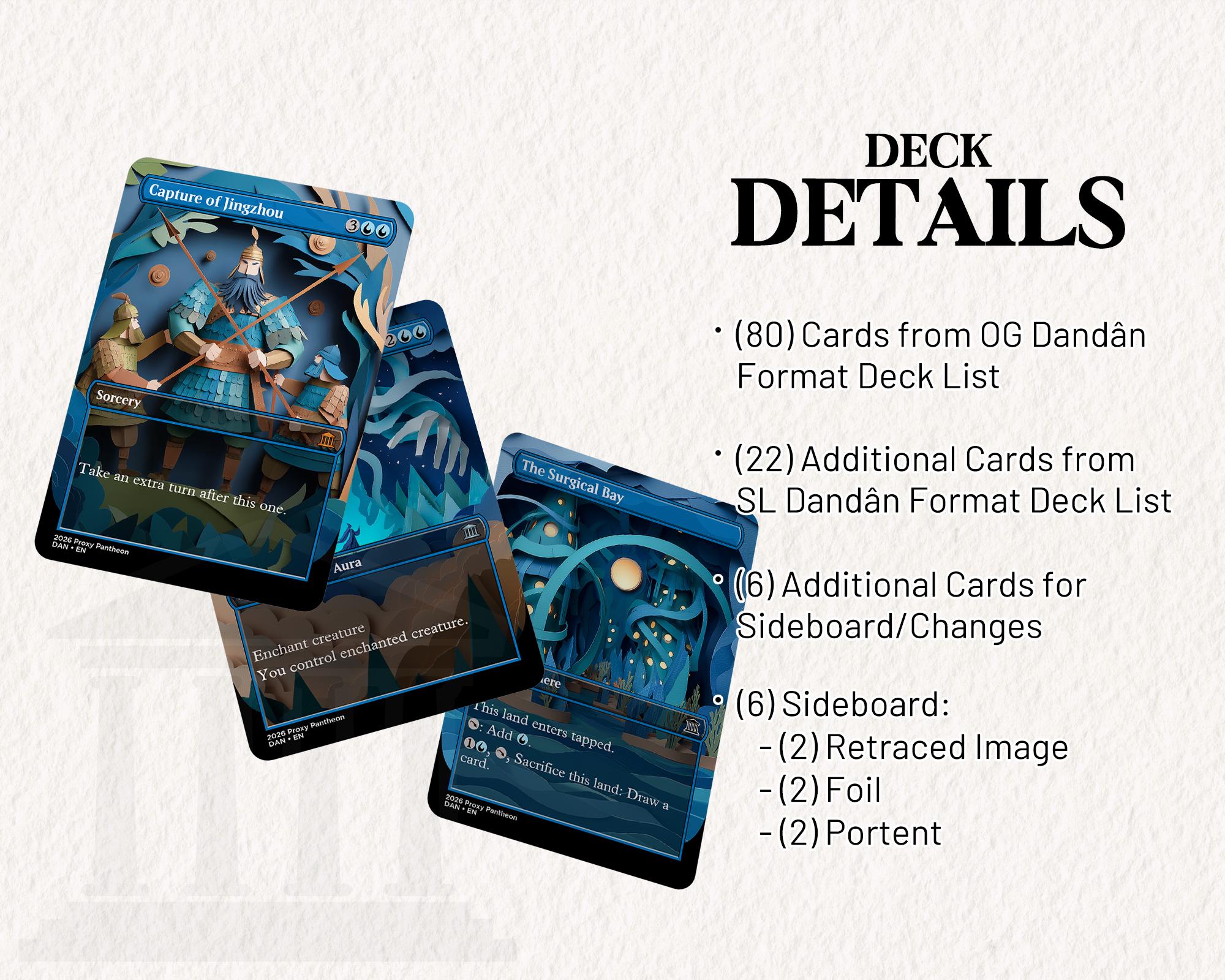 Dandan, Forgetful Fish | Proxy Deck | 108 Playtest Cards - Etsy