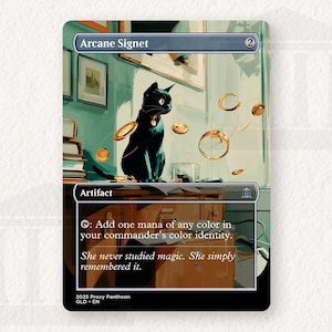 Arcane Signet (Cat) | Proxy Card