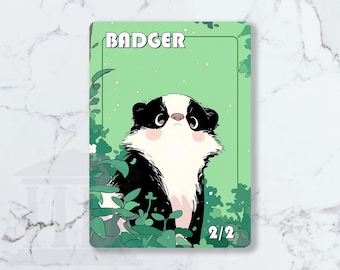 Badger (2/2) Green Token | Custom Fanart Card