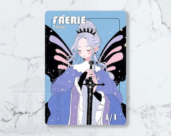 Faerie (1/1, Flying) Blue-Black Token | Custom Fanart Card