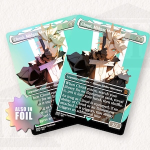 Cloud, Midgar Mercenary | Foil Proxy Card