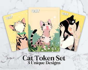 Cat Token Set | Custom Fanart Cards