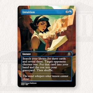 Intuition Mtg Proxy - Etsy