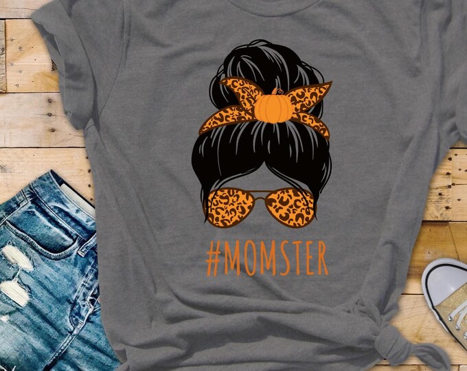 Cute Momster Graphic Tee, Gift for Mothers