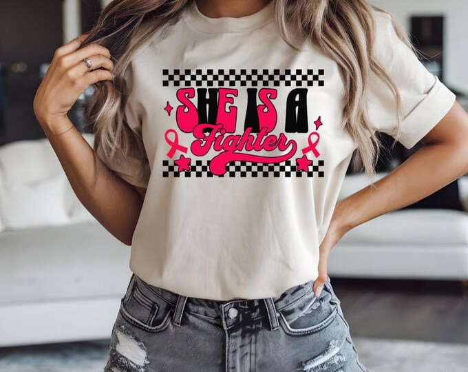 Fighter Spirit T-Shirt, Cancer Awareness, Gift for Survivors, Inspirational Apparel, Support Tee, Motivational Wear