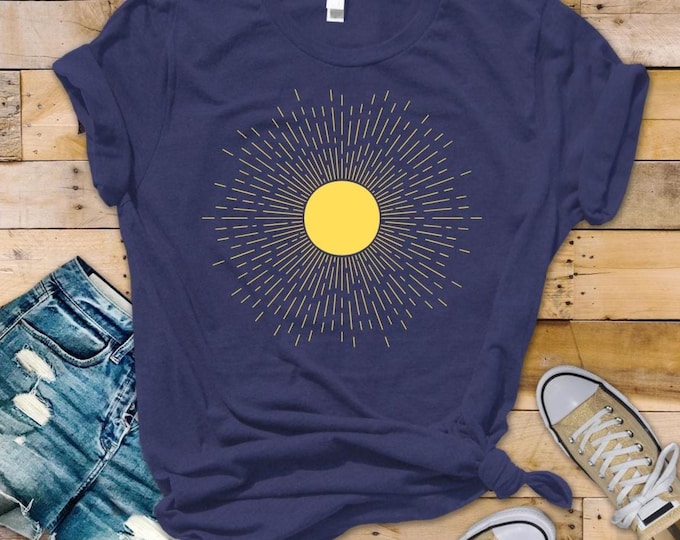 Sunshine Graphic T-Shirt: Soft Cotton Tee - Summer Style