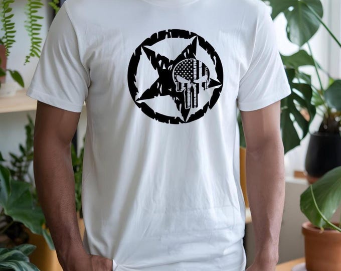 Men's Soft Cotton Graphic Tee: Casual Comfort, Semi-Slim Fit