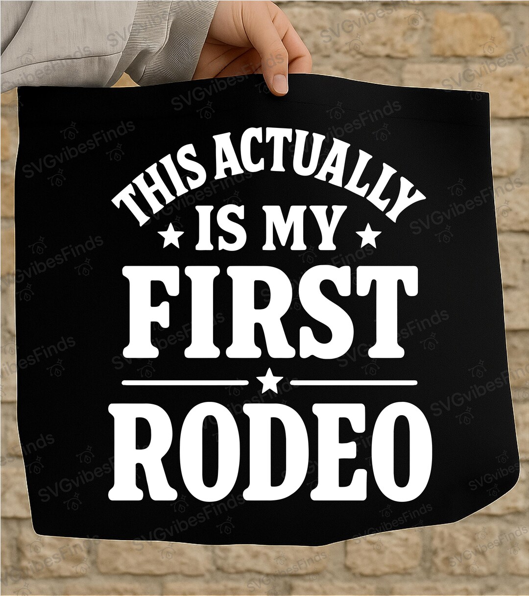 This Actually is My First Rodeo PNG SVG, Funny Western Shirt Design ...