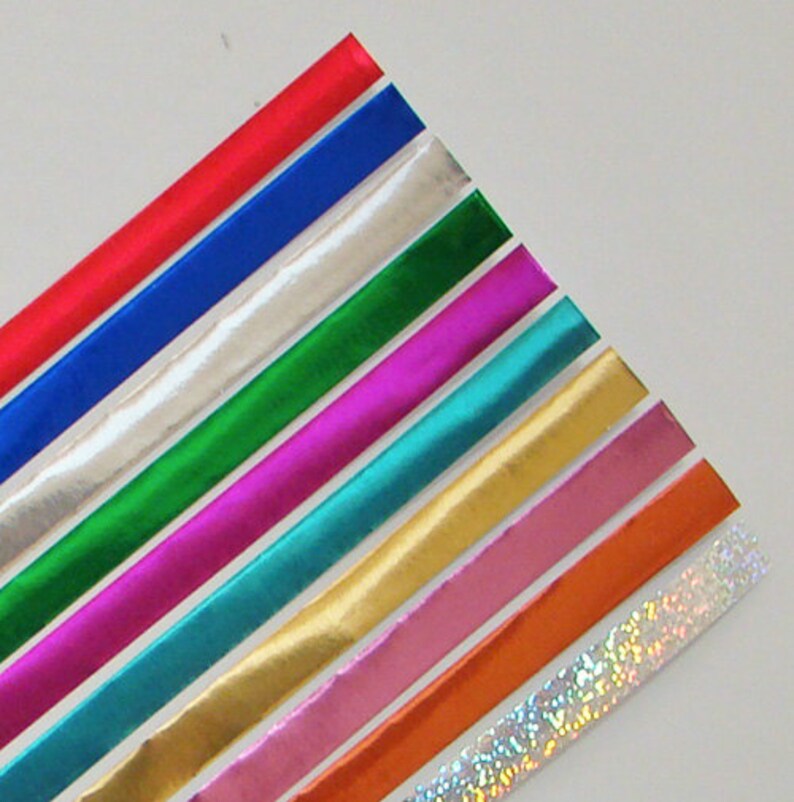 Confetti Foil Mix Lucky Stars Paper Strips 100 Etsy