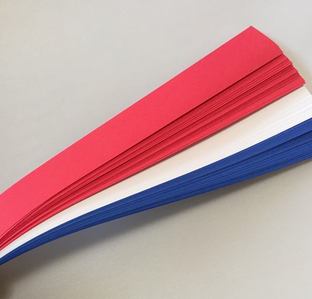 Paper Strips für Fröbelsterne 120 g/m2 red 100 Strips 