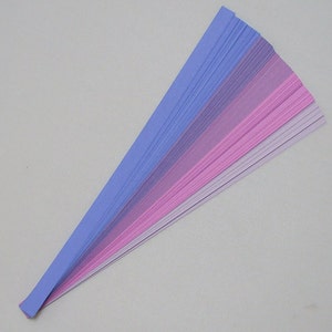 Purple and Plums Mix : Lucky Stars Paper Strips (50 or 100)