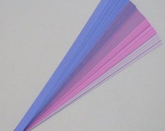 Purple and Plums Mix : Lucky Stars Paper Strips (50 or 100)