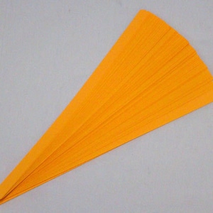 Lucky Stars Paper Strips : Bright Orange (50 or 100) strips
